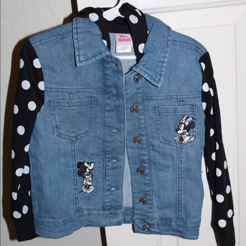 Disney Minnie Mouse Jean Jacket with Hood